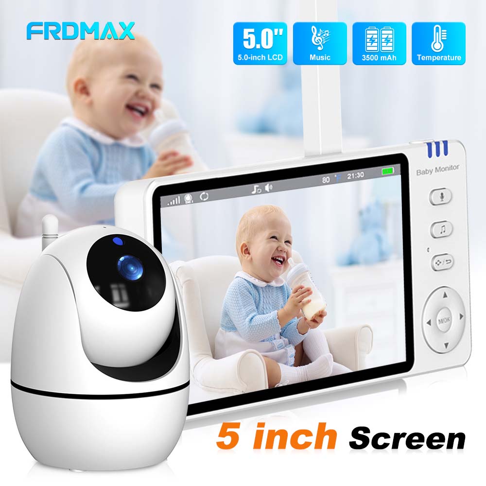 Wireless Baby Monitor - Monitor Bayi Video 5 Inch, Audio