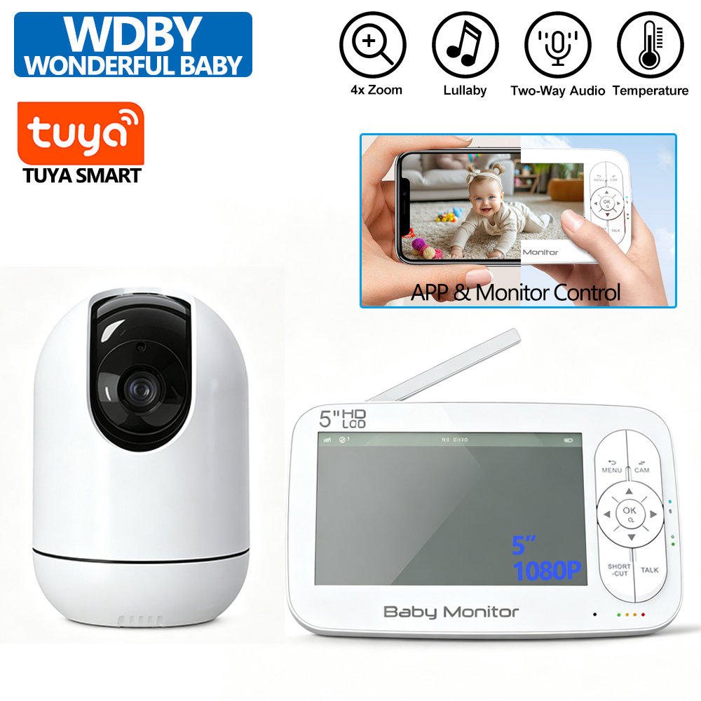 Wireless Baby Monitor - TUYA Monitor Bayi Pintar Kamera HD