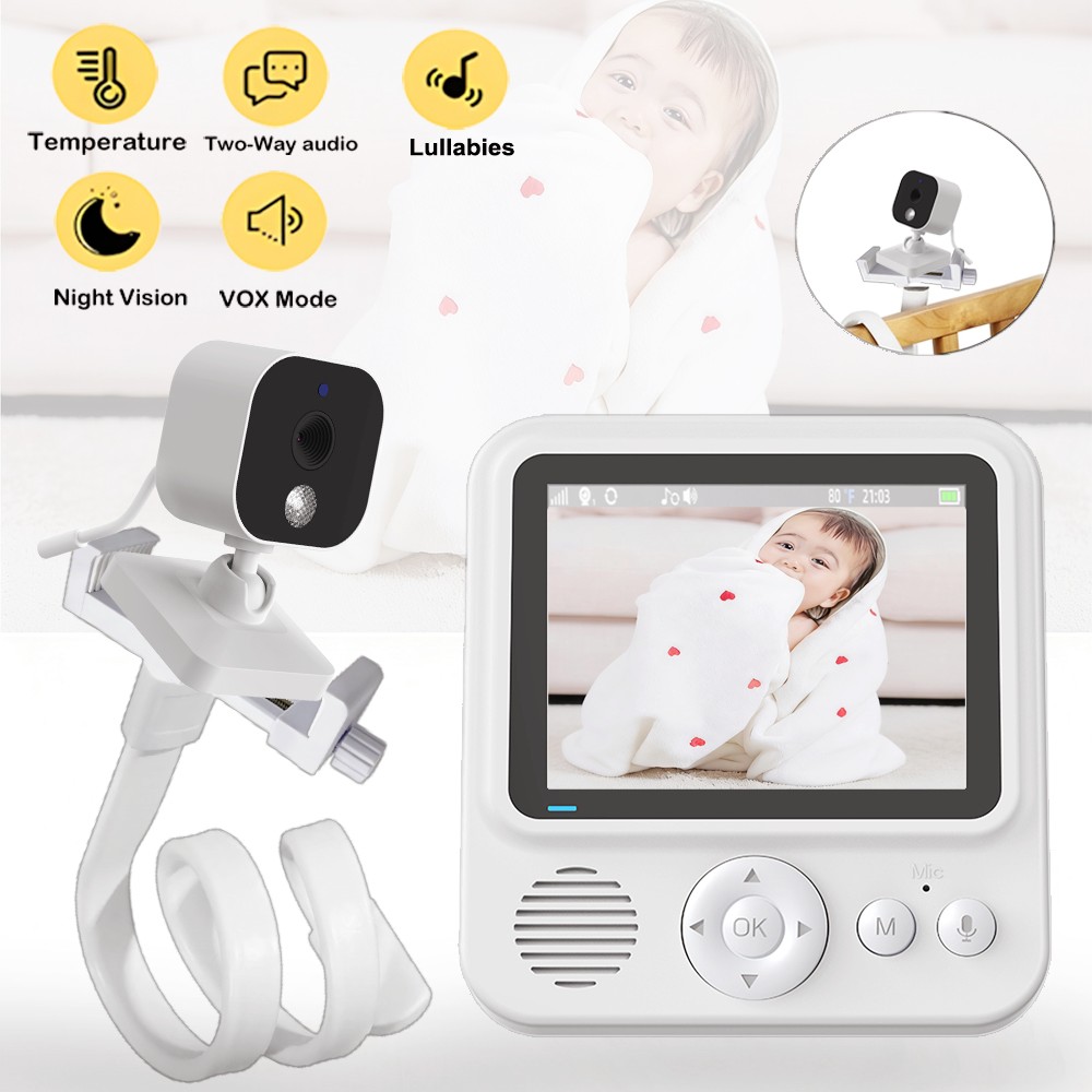 Wireless Baby Monitor - Monitor Bayi Video Nirkabel 2,8 Inci,