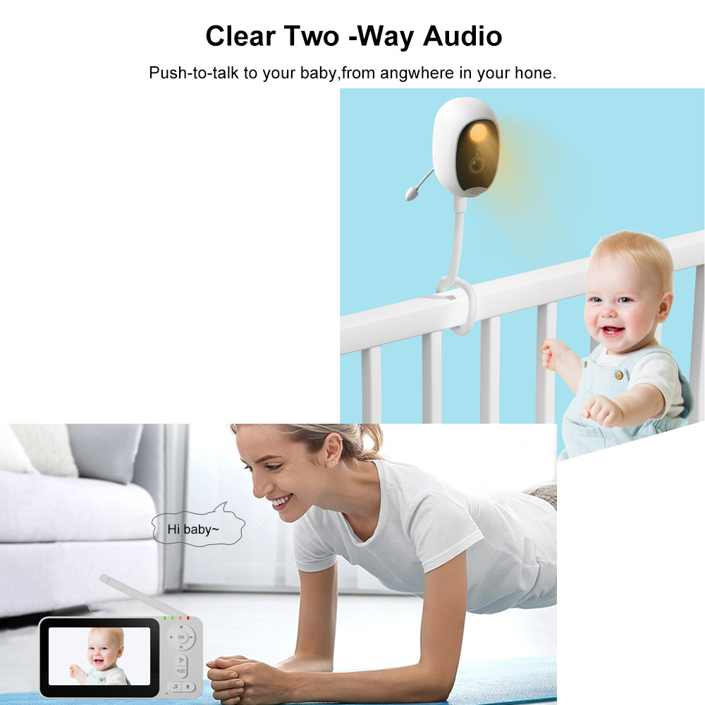 Kamera Monitor Bayi Cerdas 4,3 - Wireless Baby Monitor ulasan dan harga