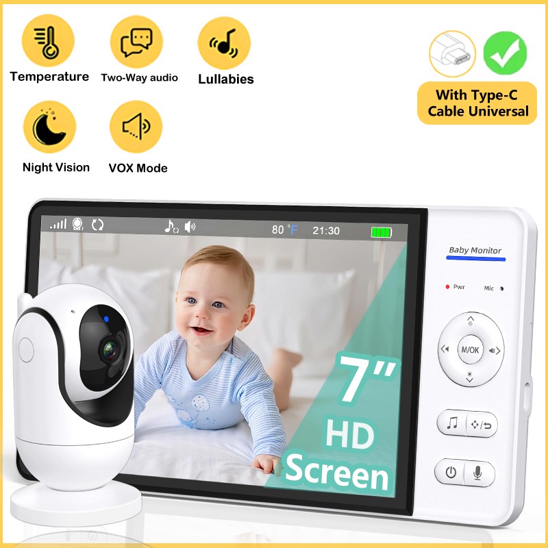 Tidak Ada WiFi Monitor Bayi 7  - Wireless Baby Monitor ulasan dan harga