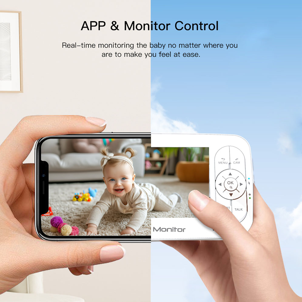 TUYA Monitor Bayi Pintar Kamer - Wireless Baby Monitor ulasan dan harga