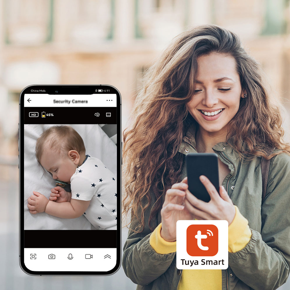 TUYA Monitor Bayi Pintar Kamer - Wireless Baby Monitor ulasan dan harga