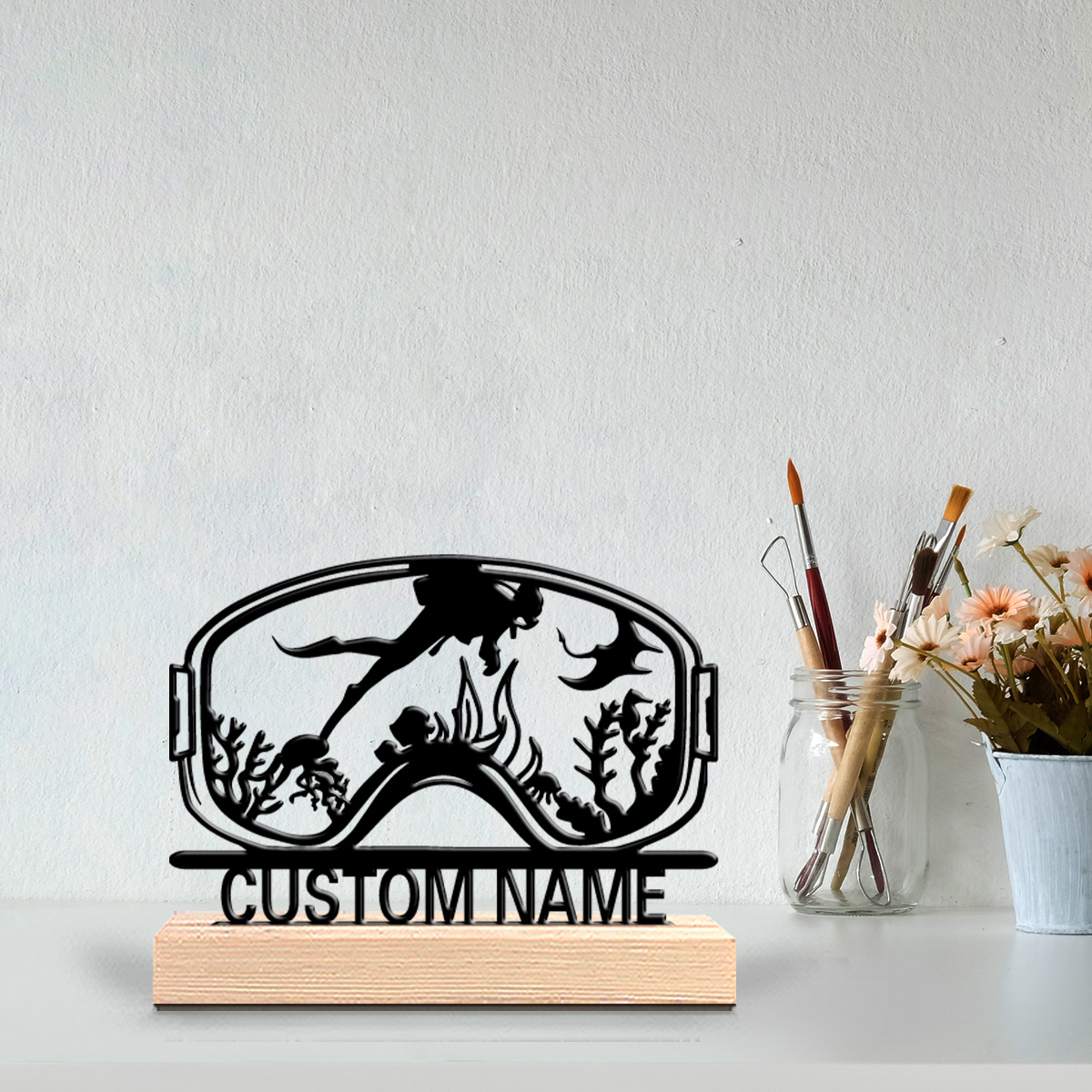 1pc Dekorasi Dinding Kayu Cust - Baby Products Decoration ulasan dan harga