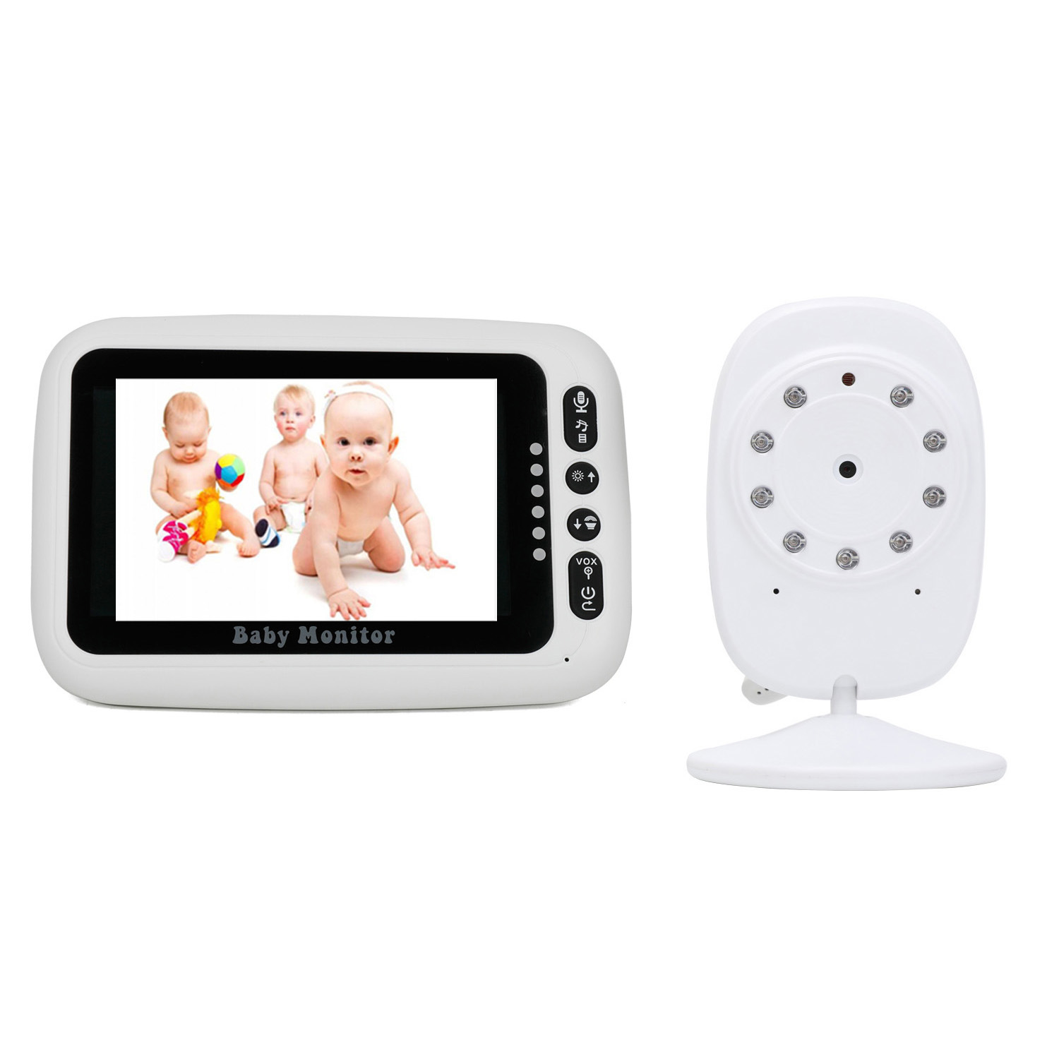Layar LCD 4.3 inci Monitor Bay - Wireless Baby Monitor ulasan dan harga