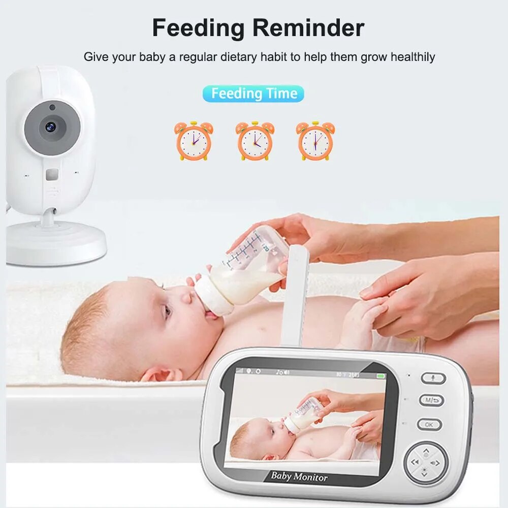 Monitor bayi Video 3.5 inci, A - Wireless Baby Monitor ulasan dan harga
